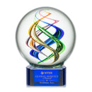 Crystal Galileo Award on Paragon Base - Blue
