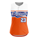 Ampd One Button Sleeve Less Softball Jersey