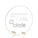 Cantebury Circle Crystal Award Gold