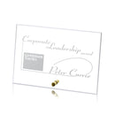 Cantebury Horizontal Rectangle Crystal Award Gold