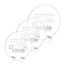 Cantebury Circle Crystal Award Gold