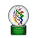 Crystal Galileo Award on Paragon Base - Green