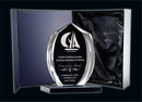 Black & Clear Spinnaker Acrylic Award