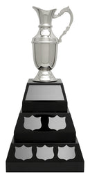 St Andrews 3 Tier Nickel Plated Annual Jug Trophy Cup