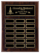 Grooved Laminate Black Ash Annual Plaque