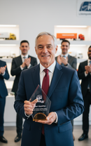 Clear_Acrylic_Prism_Arrowhead_Gold_Base_Award