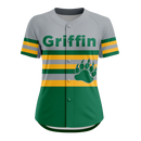 VXN Full Button Short Sleeve Softball Jersey