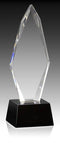 Crystal Arrowhead with Black Base Award