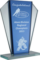 Glass Ambherst Blue Award Mirror