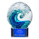 Crystal Surfside Award on Paragon - Blue