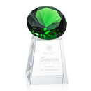Crystal Celestina Gemstone Award - Emerald