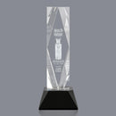 Crystal President Award on Base - Black