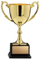 Nickel Plated Square Base Gold Cup
