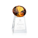 Crystal Celestina Gemstone Award - Amber