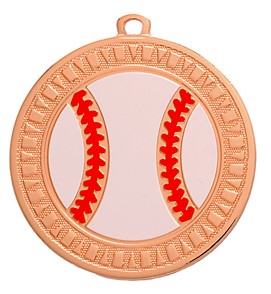 Iron Sunray Baseball Medal