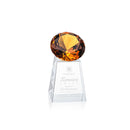 Crystal Celestina Gemstone Award - Amber