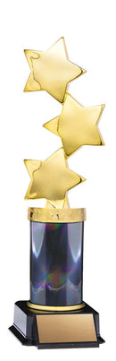 Graphite Series Stars Figure Column Trophy