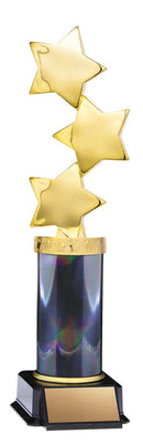 Graphite Series Stars Figure Column Trophy