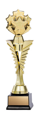 Twister Series Gold Riser 3-D Starburst Trophy