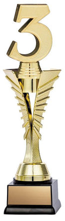 Twister Series Gold Riser 3-D Placement Trophy