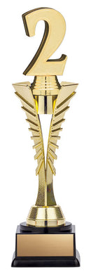 Twister Series Gold Riser 3-D Placement Trophy