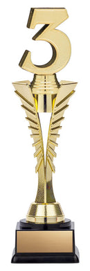 Twister Series Gold Riser 3-D Placement Trophy