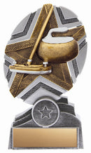 Resin ProStar Curling Trophy