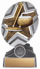 Resin ProStar Curling Trophy