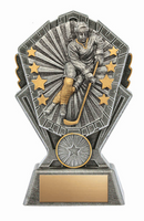 Resin Cosmos Female Hockey Trophy