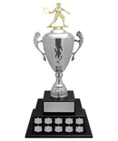 MultiSport Avellino Annual Cup with Figure on 3 Tier Piano Finish Base