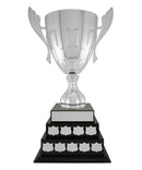 Iron Man Annual Cup on 3 Tier Piano Finish Base