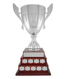 Iron Man Annual Cup on 3 Tier Piano Finish Base