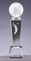 Collegiate Series Crystal Basketball Award