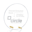 Cantebury Circle Crystal Award Gold
