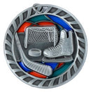 Stained Glass Hockey Medal