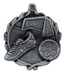 Sculptured Soccer Medal