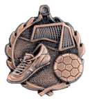 Sculptured Soccer Medal