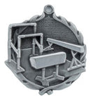 Sculptured Female Gymnastics Medal