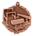 Sculptured Female Gymnastics Medal