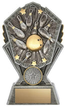 Resin Cosmos 10-Pin Bowling Trophy