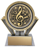 Resin Apex Series Music Silver Trophy