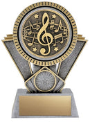 Resin Apex Series Music Silver Trophy