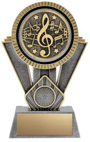 Resin Apex Series Music Silver Trophy