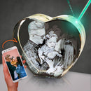 3D Crystal Heart - shoptrophies.com