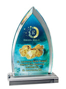 Acrylic Sublimation Rounded Peak Top & Base Award - shoptrophies.com