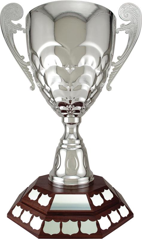 Bianchi Annual Cup on Genuine Walnut Base - shoptrophies.com