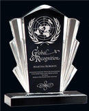 Black & Clear Flair Acrylic Award - shoptrophies.com