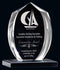 Black & Clear Spinnaker Acrylic Award - shoptrophies.com