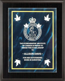 Blue Austin Laminate Plaque with Acrylic Plate - shoptrophies.com