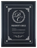 Carbon Fiber Acrylic Regency Plaque - shoptrophies.com